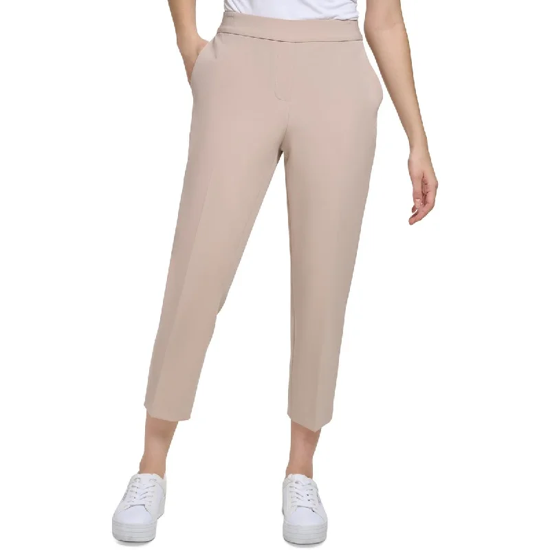 Calvin Klein Womens Mid Rise Slim Skinny Pants Classic Stretch Pants