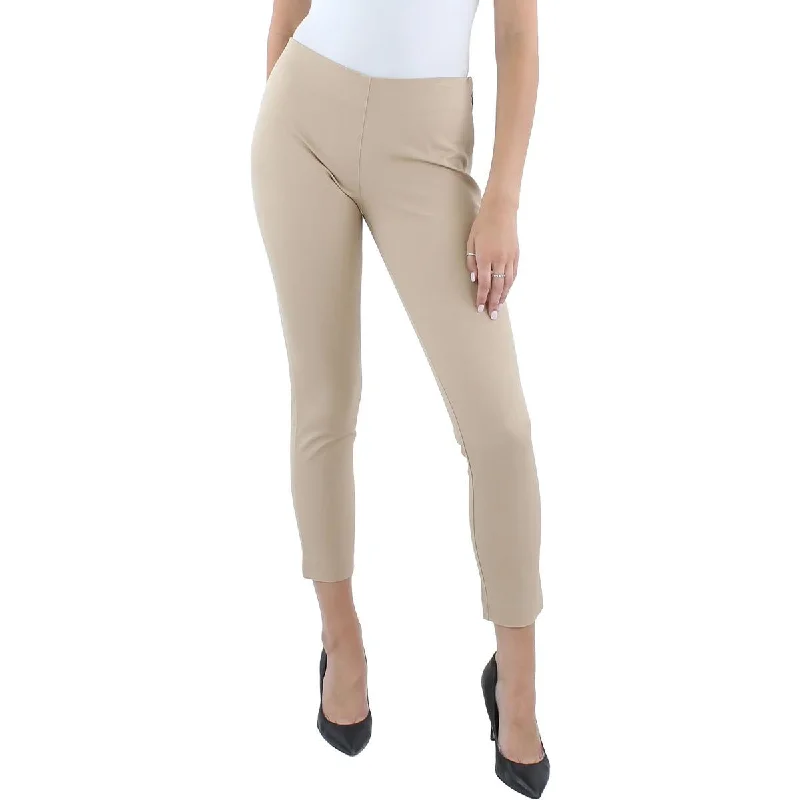 Lauren Ralph Lauren Womens Petites Mid-Rise Stretch Ankle Pants High-Waist Trousers