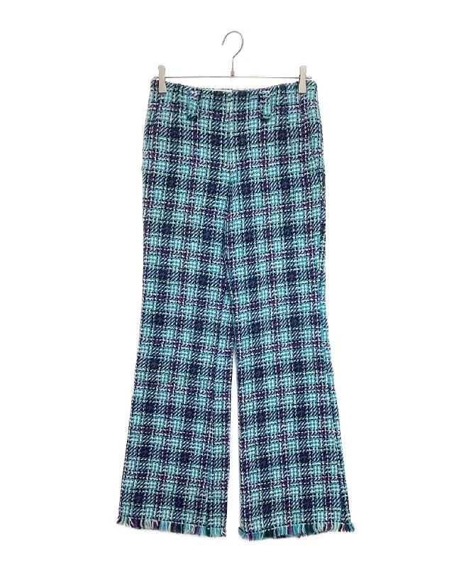 [Pre-owned] JUNYA WATANABE COMME des GARCONS KNIT PANTS Elegant Wool Trousers